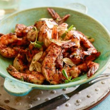 Grilled Shrimp with Garlic
