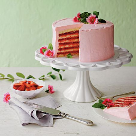 Strawberries and Cream Cake