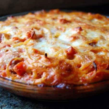 Spaghetti Pie, Baked