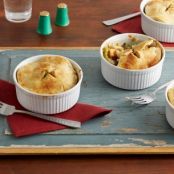 Veggie Pot Pie with Cornmeal Pie Crust