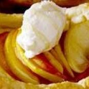 Honey Apple and Nectarine Tart with Whipped Mascarpone