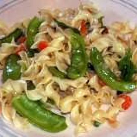 Garlic Parmesan Egg Noodles