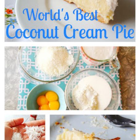 World's best coconut cream pie recipe ever