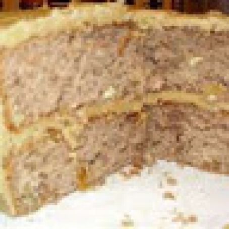 Spice Cake with Caramel Icing