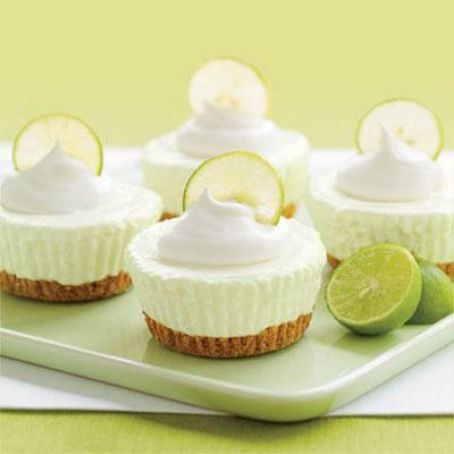 No Bake Key Lime Mini Cheesecakes