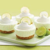 No Bake Key Lime Mini Cheesecakes