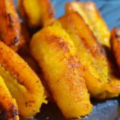 Grilled Plantains with Rum-Brown Sugar Glaze