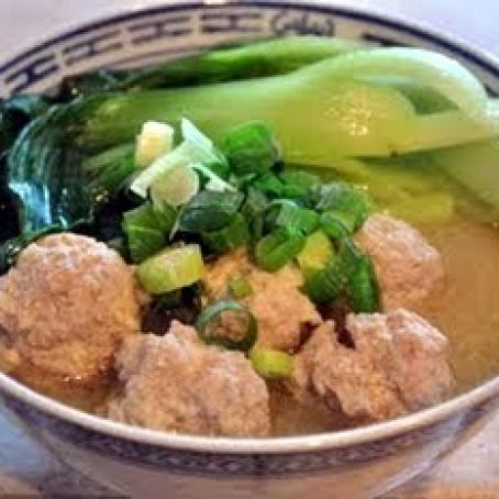 Pork & Shrimp Dumpling Noodle Soup