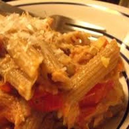 Penne Rigate Salad with Tuna and Roasted Peppers