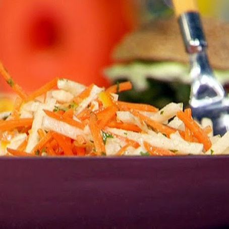 Jicama, Carrot Orange-Chipotle Slaw