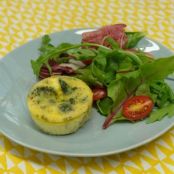 Broccoli and Goat Cheese Muffin Quiche