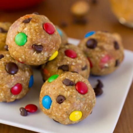 Monster Cookie Dough Energy Bites