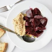 Beets Roasted with Garlic–Potato Spread (Pantzaria me Skordalia)