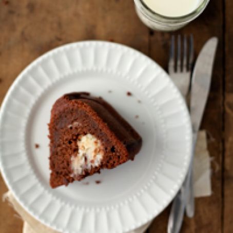 Deep Dark Chocolate Coconut Cake