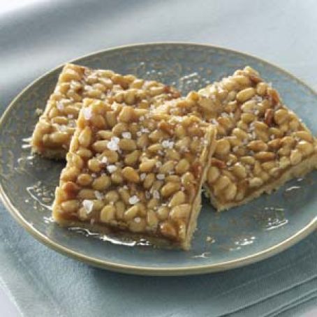 Pine Nut Caramel Shortbread