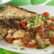 Goat Cheese and Fresh Herb Scramble