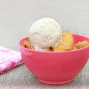 Summer Peach Pie Crumble