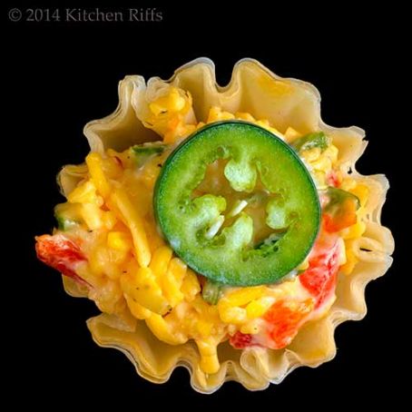 Jalapeño Pimento Cheese Canapés