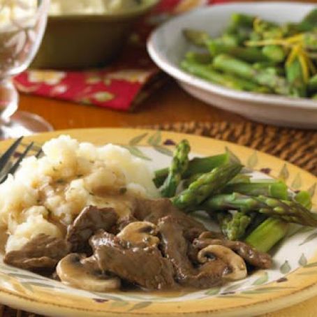 Sirloin Tips Marsala