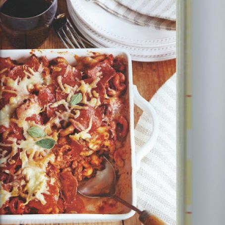 Pizza Macaroni Casserole