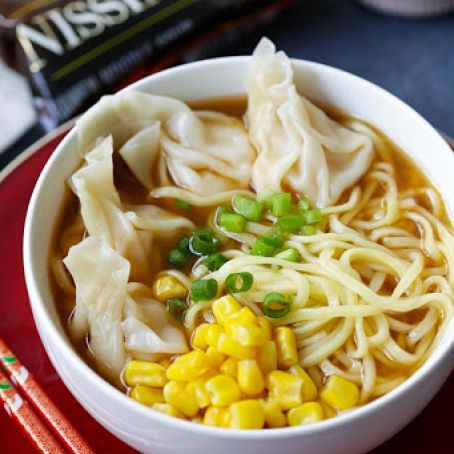 Shrimp Wonton Miso Ramen