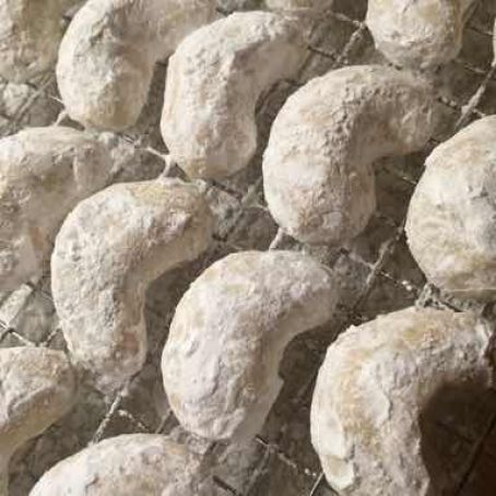 Almond Crescent Cookies