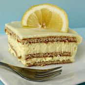 No Bake Lemon Ice Box Cake