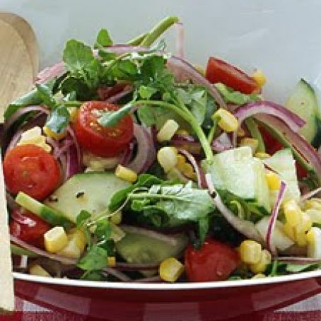 Corn and Watercress Salad