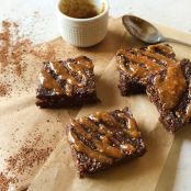 Food Babe's Salted Caramel Brownies