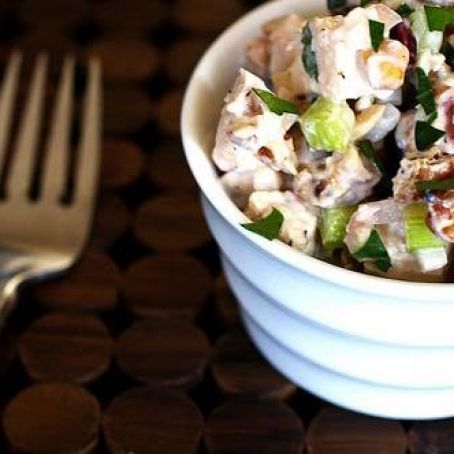 Cranberry-Walnut Chicken Salad