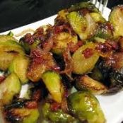 Brussel Sprouts, bacon brown-sugar