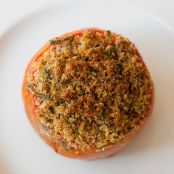 Baked Tomatoes Stuffed with Bread Crumbs, Parmesan, and Herbs