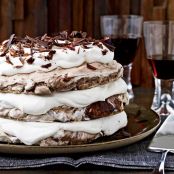 Hazelnut-and-Chocolate Meringue Cake