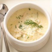 Avgolemono Chicken Soup with Rice