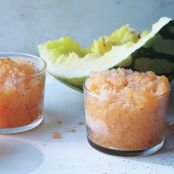 Cantaloupe and Black Pepper Granita