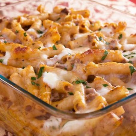 Baked Ziti with Homemade Sauce