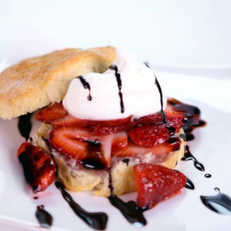 Mario Batali's Strawberry Shortcake
