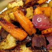 Roasted Carrots, Onions and Potatoes
