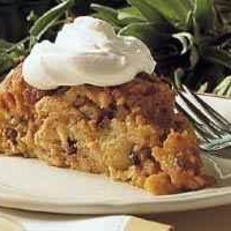 Pumpkin Bread Pudding (lighter recipe)