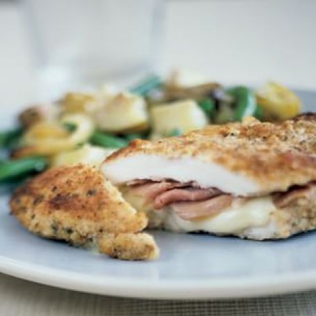 Chicken Breasts Stuffed with Prosciutto and Jarlsberg Cheese