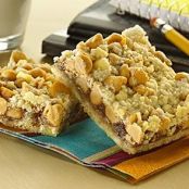 Peanut Butter Chips and Jelly Bars