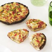 Cheese & Garlic Baked Portobellos