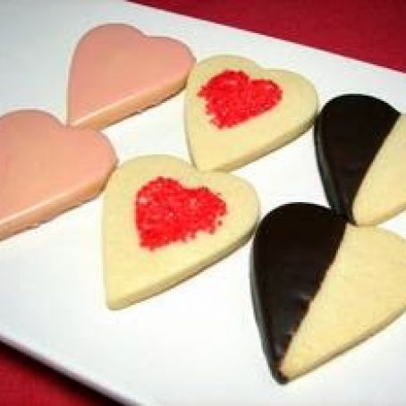 Cream Cheese Vanilla Shortbread Cookies