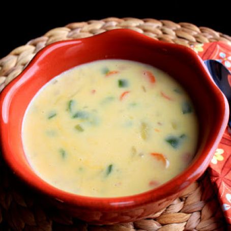 Southwest Cheddar Cheese Soup