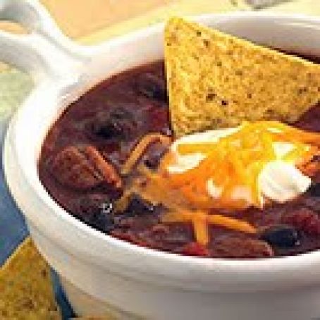 Barbecue Black Bean Chili