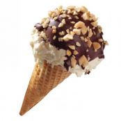 Sundae Cones with Homemade Ice Cream