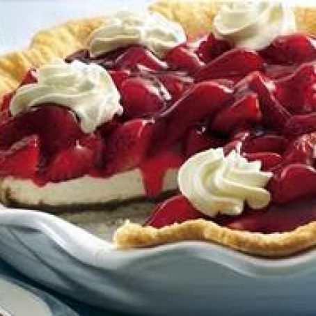 Black Bottom Strawberry Cream Pie