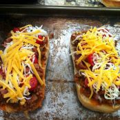 Cheeseburger Pizza on French Bread
