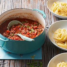 Fresh Tomato-Pancetta Meat Sauce
