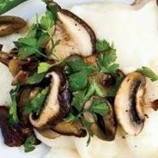 Creamy Semolina with Roasted Mushrooms